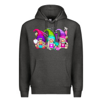 Charcoal Heather hair styles gnomes Premium Hoodie - Zillion Design Studio