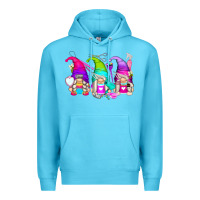 Ocean Blue hair styles gnomes Premium Hoodie - Zillion Design Studio