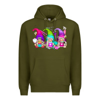 Army Green hair styles gnomes Premium Hoodie - Zillion Design Studio
