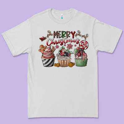 Merry Christmas Premium Tee Designed By Cowhidedigitalart