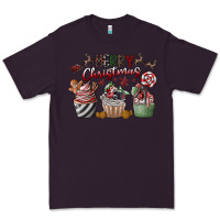 Plum Merry Christmas Premium Tee - CowhideDigitalArt