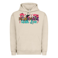 Pigment French Oak handmade with love Urban Hoodie - RanaPortraitStore
