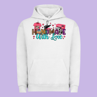 Handmade With Love Urban Hoodie Designed By Ranaportraitstore