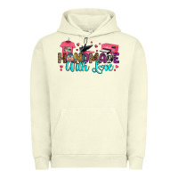 Pigment Pistachio handmade with love Urban Hoodie - RanaPortraitStore