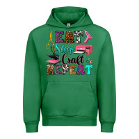 Emerald eat sleep craft repeat Urban Hoodie - RanaPortraitStore