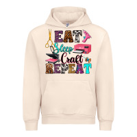 Sandshell eat sleep craft repeat Urban Hoodie - RanaPortraitStore