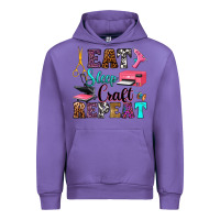 Tulip eat sleep craft repeat Urban Hoodie - RanaPortraitStore
