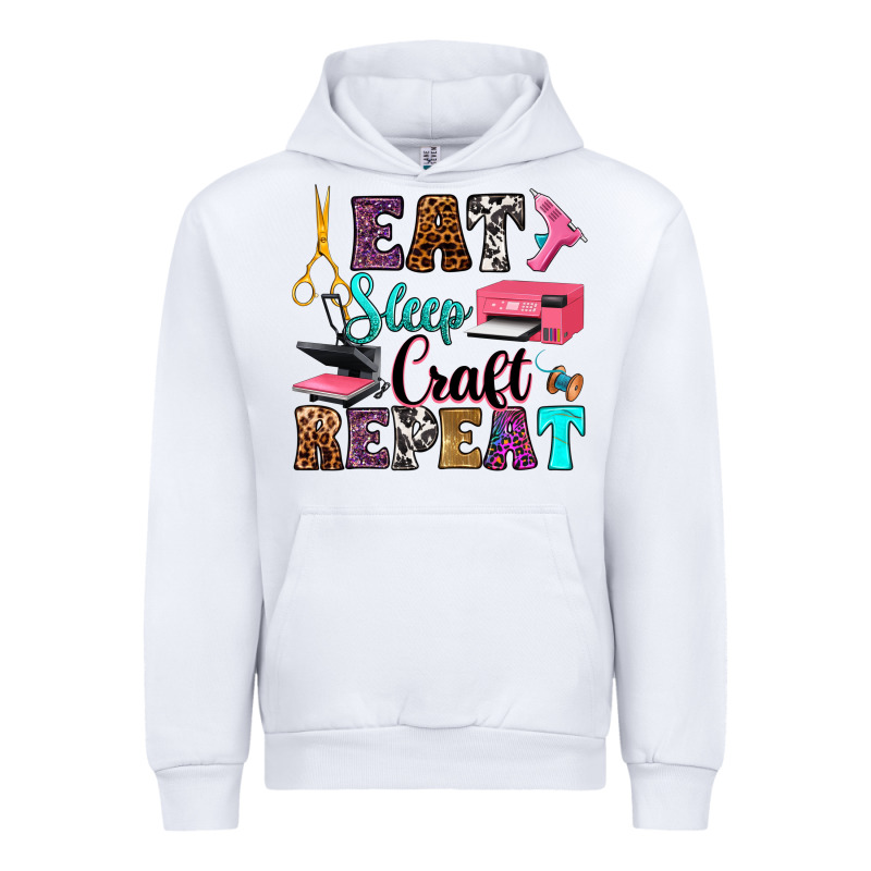 Eat Sleep Craft Repeat Urban Hoodie by RanaPortraitStore | Teevron