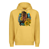 Western Horse With Horseshoe Premium Hoodie | Teevron
