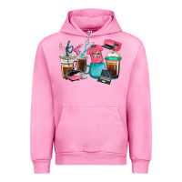 Fuchsia Pink crafting coffee cups Urban Hoodie - RanaPortraitStore