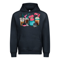 Navy crafting coffee cups Urban Hoodie - RanaPortraitStore