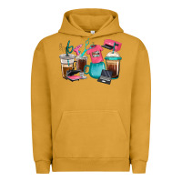 Pigment Peanut Butter crafting coffee cups Urban Hoodie - RanaPortraitStore