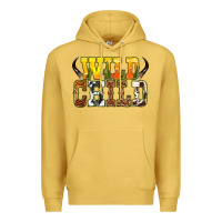 Antique Gold Western wild child Premium Hoodie - texasbilliewilder