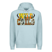 Blue Mist Western wild child Premium Hoodie - texasbilliewilder