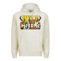 Oatmeal Heather Western wild child Premium Hoodie - texasbilliewilder