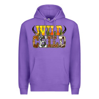 Purple Western wild child Premium Hoodie - texasbilliewilder