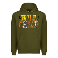 Army Green Western wild child Premium Hoodie - texasbilliewilder