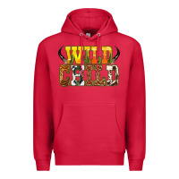 Cardinal Western wild child Premium Hoodie - texasbilliewilder