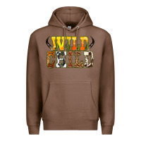 Chestnut Western wild child Premium Hoodie - texasbilliewilder