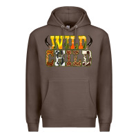 Coffee Western wild child Premium Hoodie - texasbilliewilder