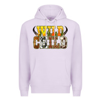Lilac Western wild child Premium Hoodie - texasbilliewilder