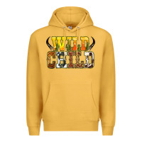 Mustard Western wild child Premium Hoodie - texasbilliewilder