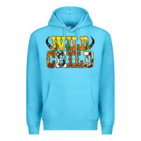 Ocean Blue Western wild child Premium Hoodie - texasbilliewilder