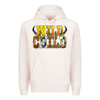 Pale Pink Western wild child Premium Hoodie - texasbilliewilder