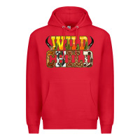 Red Western wild child Premium Hoodie - texasbilliewilder