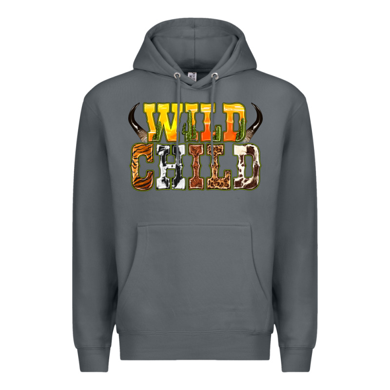 Western Wild Child Premium Hoodie by texasbilliewilder | Teevron
