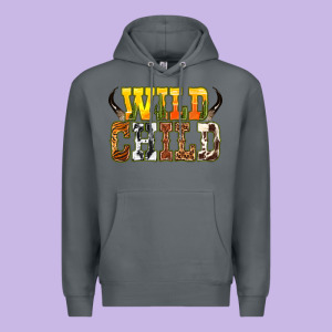 Western Wild Child Premium Hoodie Designed By Texasbilliewilder