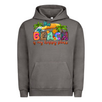 Pigment Tornado the beach is my happy place Urban Hoodie - RanaPortraitStore