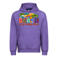 Tulip the beach is my happy place Urban Hoodie - RanaPortraitStore