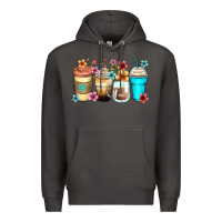 Smoke flowers with coffee Premium Hoodie - Zillion Design Studio