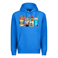 True Royal flowers with coffee Premium Hoodie - Zillion Design Studio