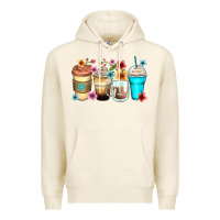 Tofu flowers with coffee Premium Hoodie - Zillion Design Studio