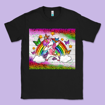 Lgbtq Dabbbing Unicorn And Rainbow Tumbler Classic Tee Designed By Bundleandbundleshop