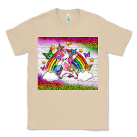 Mushroom LGBTQ Dabbbing Unicorn And Rainbow Tumbler Classic Tee - BundleAndBundleShop