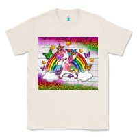 Natural LGBTQ Dabbbing Unicorn And Rainbow Tumbler Classic Tee - BundleAndBundleShop