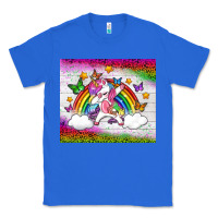 True Royal LGBTQ Dabbbing Unicorn And Rainbow Tumbler Classic Tee - BundleAndBundleShop