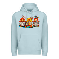 Blue Mist firefighter gnomes Premium Hoodie - Zillion Design Studio
