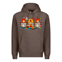 Coffee firefighter gnomes Premium Hoodie - Zillion Design Studio