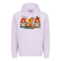 Lilac firefighter gnomes Premium Hoodie - Zillion Design Studio