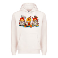 Pale Pink firefighter gnomes Premium Hoodie - Zillion Design Studio