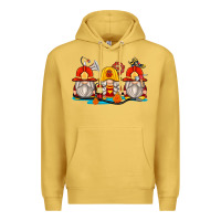 Antique Gold firefighter gnomes Premium Hoodie - Zillion Design Studio