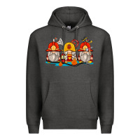 Charcoal Heather firefighter gnomes Premium Hoodie - Zillion Design Studio