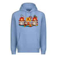 Colony Blue firefighter gnomes Premium Hoodie - Zillion Design Studio