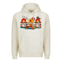 Oatmeal Heather firefighter gnomes Premium Hoodie - Zillion Design Studio