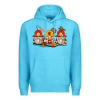 Ocean Blue firefighter gnomes Premium Hoodie - Zillion Design Studio