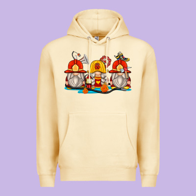 Firefighter Gnomes Premium Hoodie Designed By Zillion Design Studio